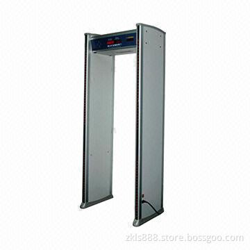 Walk-through Metal Detector with LED Light, 6 Detection Zones and OEM Logo
